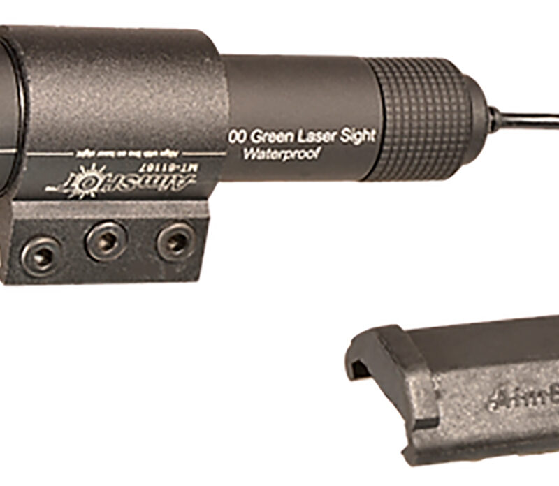 AimShot KT81067 Green Rifle Laser Kit  Matte Black
