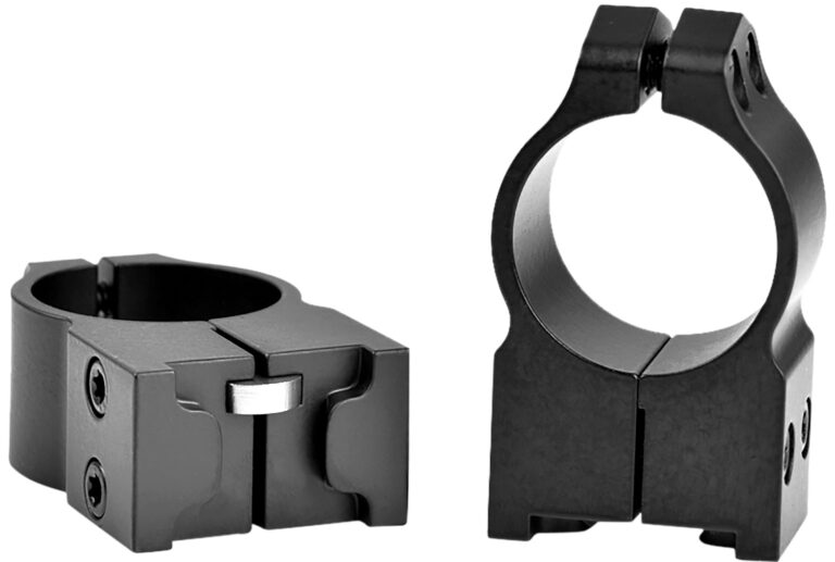 Warne 2R7M Maxima  Matte Black Steel 1" Tube High,  Fits Ruger M77/Hawkeye/Super Redhawk