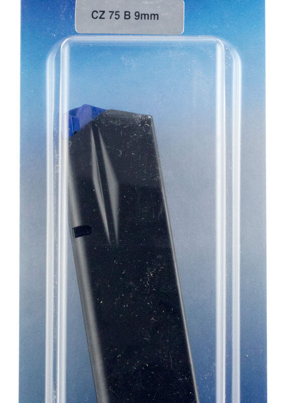 Mec-Gar MGCZ7517AFC Standard  Blued w/ Anti-Friction Coating Detachable 17rd 9mm Luger for CZ 75B/Shadow 2/75 SP-01/Shadow 85B