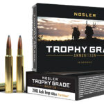 Nosler 60044 Trophy Grade 280Ackley Improved 160gr Nosler Spitzer Partition 20 Per Box/10 Case 1 59564