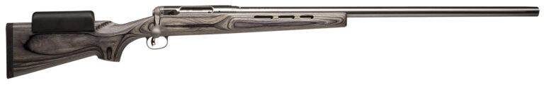 Savage Arms 18890 12 F/TR Full Size 223 Rem 1rd 30" Matte Button Rifled Barrel, Matte Stainless Steel Receiver Drilled & Tapped, Satin Gray Fixed Laminate Stock, Right Hand