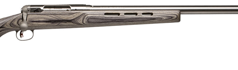 Savage Arms 18890 12 F/TR Full Size 223 Rem 1rd 30" Matte Button Rifled Barrel, Matte Stainless Steel Receiver Drilled & Tapped, Satin Gray Fixed Laminate Stock, Right Hand