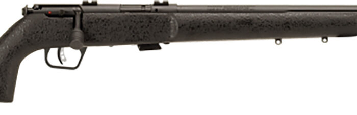 Savage Arms 25745 Mark II TR Full Size 22 LR 5+1 22" Matte Black Heavy Fluted Barrel, Matte Black Drilled & Tapped Carbon Steel Receiver, Matte Black Tactical Wood Stock, Right Hand