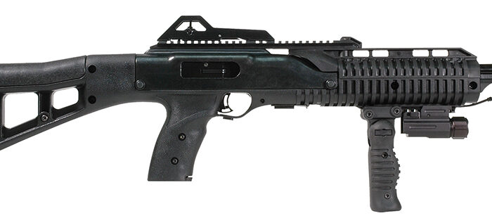 Hi-Point 995FGFLLAZTS 995TS Carbine 9mm Luger 16.50" 10+1 Black All Weather Molded Stock W/Forward Folding Grip, Weapon-Mounted Flashlight and Laser