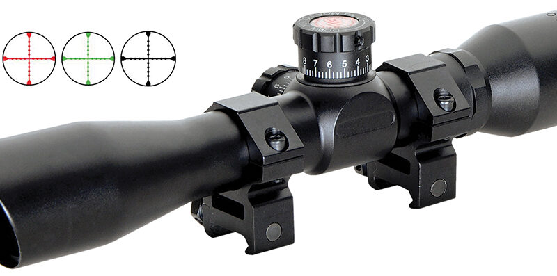 Truglo TG8504BT Tru-Brite Xtreme Compact Tactical 4x 32mm Obj 20.79 ft @ 100yds FOV 1" Tube Black Finish Mil-Dot