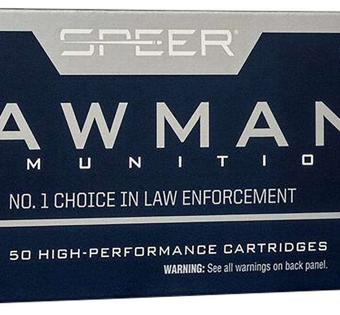 Speer 53750 Lawman  38Special+P 158gr Total Metal Jacket Round Nose 50 Per Box/20 Case
