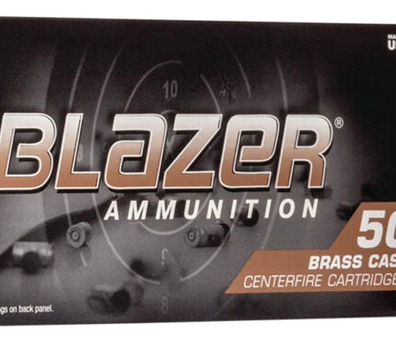 CCI 5220 Blazer Brass Handgun 40S&W 180gr Full Metal Jacket 50 Per Box/20 Case