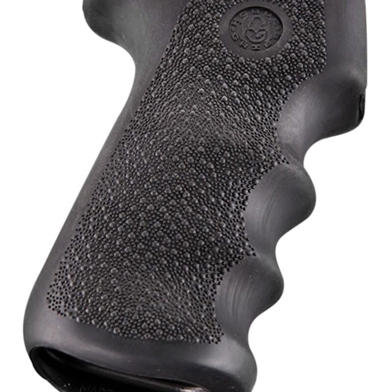 Hogue 74000 Rubber Grip  Cobblestone Black with Finger Grooves for AK-47, AK-74