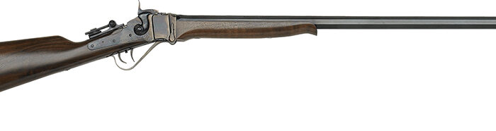 Taylors & Company 220070 Half-Pint Sharps 38-55 Win Caliber with 1rd Capacity, 26" Blued Barrel, Color Case Hardened Metal Finish & Walnut Synthetic Stock Right Hand (Full Size)