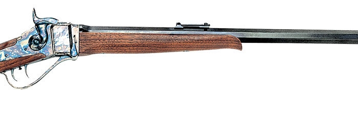 Taylors & Company 220008 1874 Sharps Sporting 45-70 Gov Caliber with 1rd Capacity, 32" Blued Barrel, Color Case Hardened Metal Finish & Walnut Stock Right Hand (Full Size)