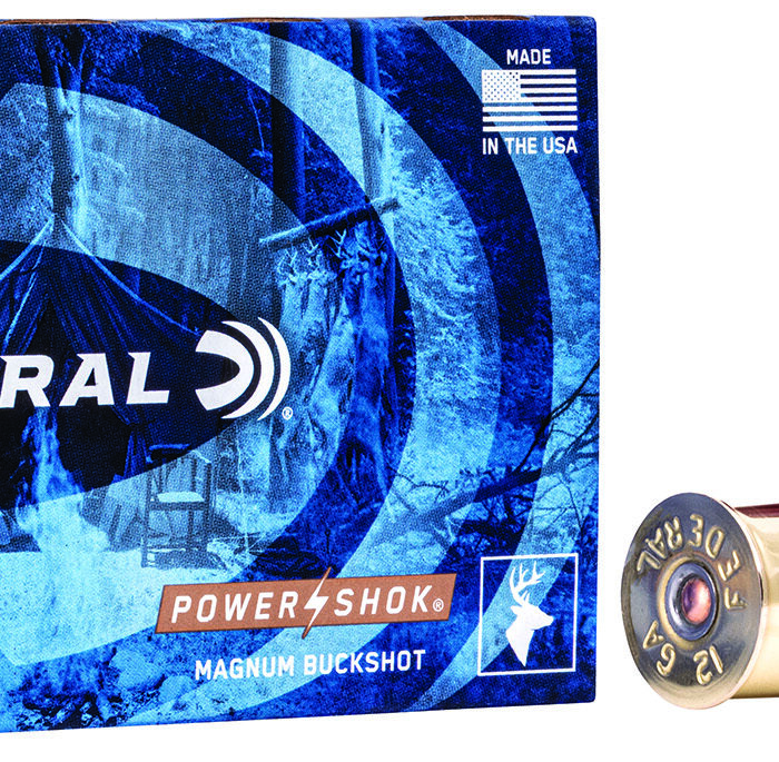 Federal F13100 Power-Shok Magnum 12Gauge 3" 1 7/8oz 00BuckShot 5 Per Box/50 Case