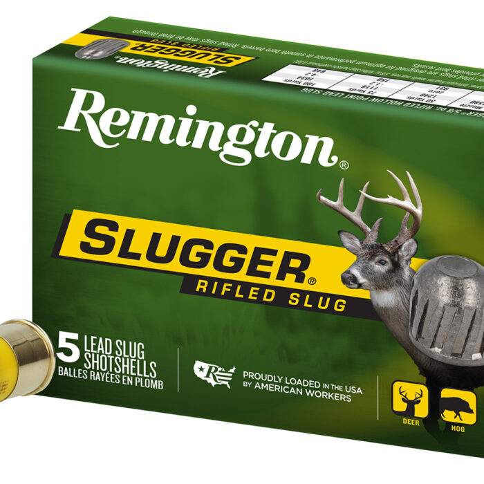 Remington Ammunition 20616 Slugger  20 Gauge 2.75" 7/8 oz Rifled Slug Shot 5 Per Box/ 50 Cs