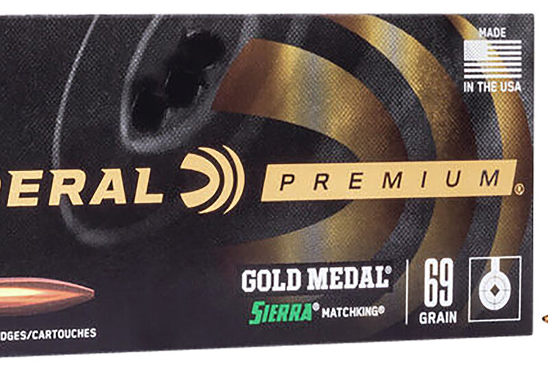 Federal GM3006M Premium Gold Medal 30-06Springfield 168gr Sierra MatchKing BTHP 20 Per Box/10 Case