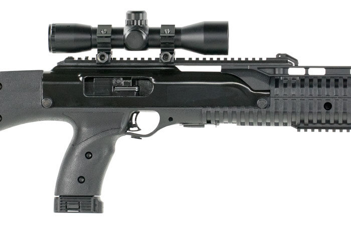 Hi-Point 4095TS4X32 4095TS Carbine 40 S&W Caliber with 17.50" Barrel, 10+1 Capacity, Black Metal Finish, Black All Weather Molded Stock & Polymer Grip Right Hand