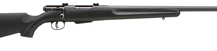 Savage Arms 19153 25 Walking Varminter Full Size 22 Hornet 4+1 22" Matte Black Heavy Barrel, Matte Black Carbon Steel Receiver Drilled & Tapped, Matte Black Fixed Varmint Synthetic Stock, Right Hand