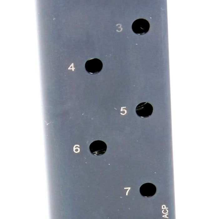 ProMag COL02 Standard  7rd 45 ACP Fits 1911 Government Blued Steel