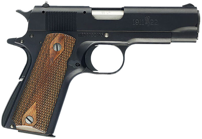 Browning 051803490 1911-22 A1 *CA Compliant Compact Frame 22 LR 10+1, 3.63" Stainless Steel Barrel, Matte Black Serrated Slide, Matte Black Aluminum Frame w/Beavertail