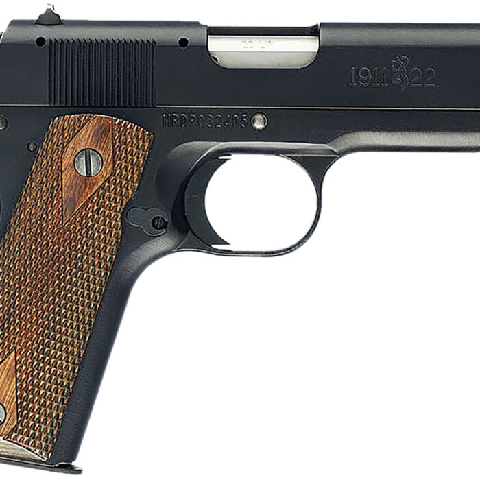Browning 051803490 1911-22 A1 *CA Compliant Compact Frame 22 LR 10+1, 3.63" Stainless Steel Barrel, Matte Black Serrated Slide, Matte Black Aluminum Frame w/Beavertail
