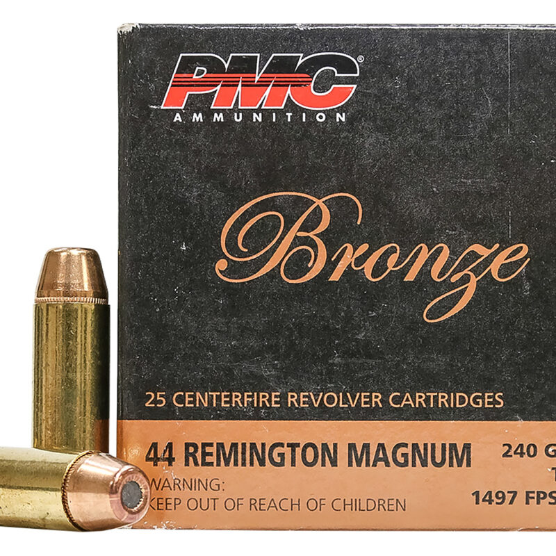 PMC 44D Bronze  44RemMag 240gr Truncated Cone Soft Point 25 Per Box/20 Case