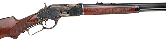 Taylors & Company 550181 1873 Taylor's Trapper Lever Action 357 Mag Caliber with 10+1 Capacity, 18" Blued Octagon Barrel, Color Case Hardened Metal Finish & Walnut Stock Right Hand (Full Size)