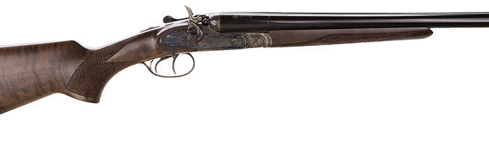 Taylors & Company 230000 Hammer Coach  12 Gauge with 20" Barrel, 3" Chamber, 2rd Capacity, Color Case Hardened Metal Finish & Walnut Stock Right Hand