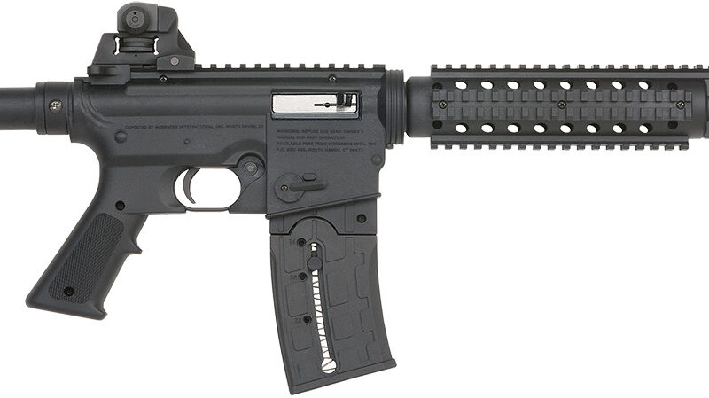 Mossberg 37209 715 Tactical Full Size 22 LR 25+1 16.25" Matte Blued Steel Barrel, Black Picatinny Rail Receiver, Black A2 Adjustable Synthetic Stock, Black Polymer Grip, Right Hand