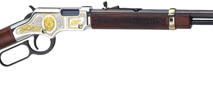 Henry H004LE Golden Boy Law Enforcement Tribute Lever Action 22 Short,Long,LR 16 LR/21 Short 20" Nickel Plated American Walnut Right Hand