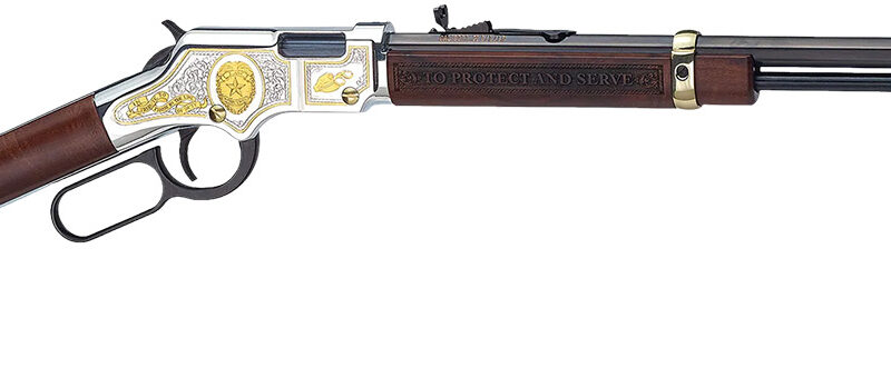 Henry H004LE Golden Boy Law Enforcement Tribute Lever Action 22 Short,Long,LR 16 LR/21 Short 20" Nickel Plated American Walnut Right Hand