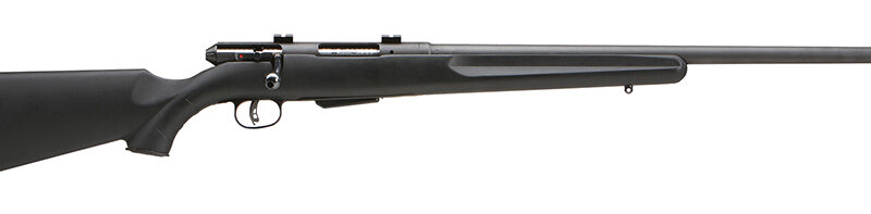 Savage Arms 19740 25 Walking Varminter Full Size 17 Hornet 4+1 22" Matte Black Heavy Barrel, Matte Black Carbon Steel Receiver Drilled & Tapped, Matte Black Fixed Varmint Synthetic Stock, Right Hand
