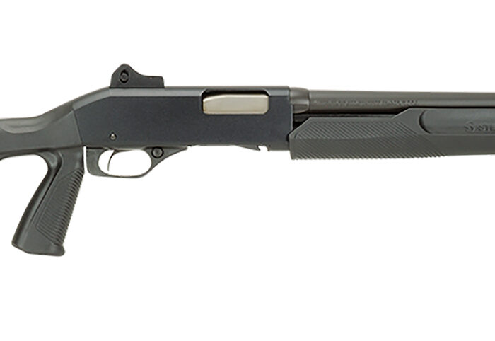 Stevens 19495 320 Security 12 Gauge 3" 5+1 18.50" Matte Blued Carbon Steel Barrel/Rec., Matte Black Fixed Pistol Grip Stock, Ghost Ring Sight Includes Fixed Cylinder Bore Choke