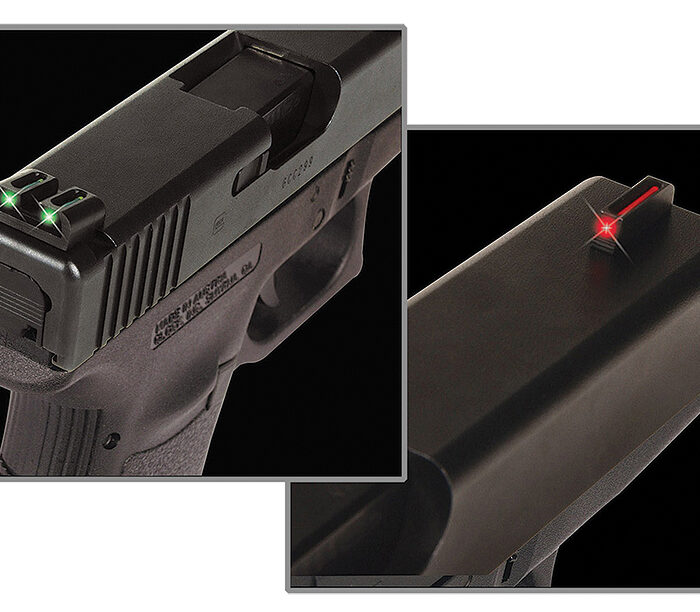 TruGlo TG131S2 Fiber-Optic  Red/Fiber Optic Front Sight-Green/Fiber Optic Rear Sight Sig Sauer P-Series #6 Front/#8 Rear