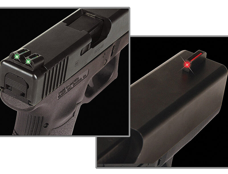 TruGlo TG131S2 Fiber-Optic  Red/Fiber Optic Front Sight-Green/Fiber Optic Rear Sight Sig Sauer P-Series #6 Front/#8 Rear