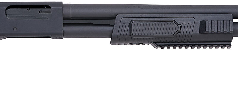 Mossberg 50673 500 FLEX Tactical 12 Gauge Pump 3" 5+1 18.50" Matte Blued Stand-Off Breacher Barrel, Blued Stainless Steel Receiver, Black Fixed w/Pistol Grip Synthetic Stock