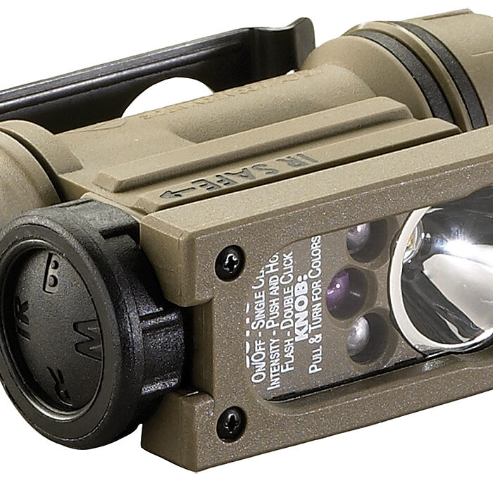 Streamlight 14514 Sidewinder Compact II  Coyote 1.5/1.8/4.5/55 Lumens  White/Red/Blue/Infrared C4 LED