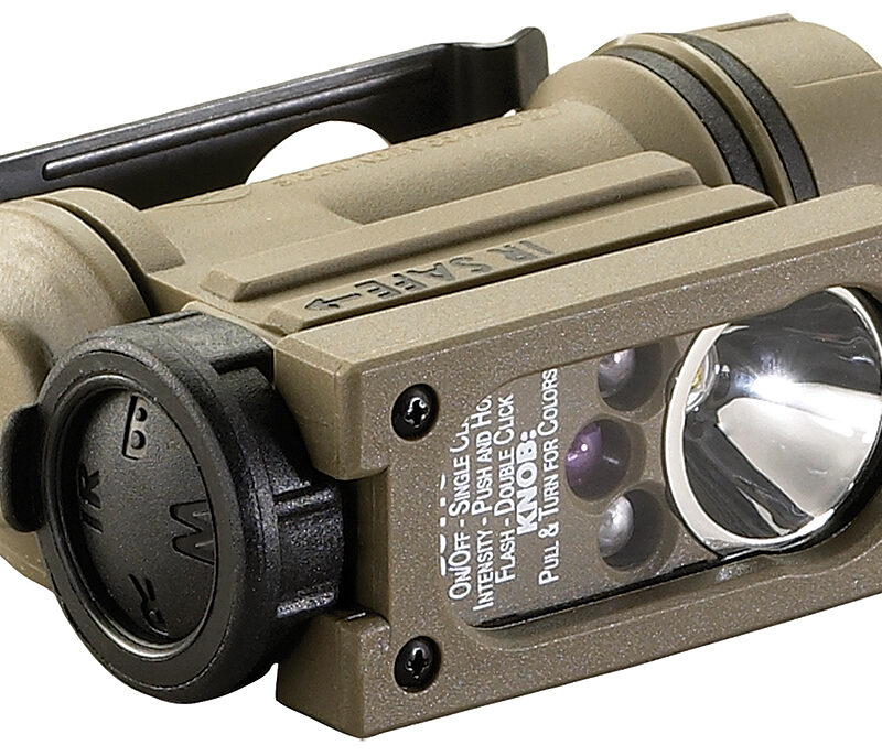 Streamlight 14514 Sidewinder Compact II  Coyote 1.5/1.8/4.5/55 Lumens  White/Red/Blue/Infrared C4 LED