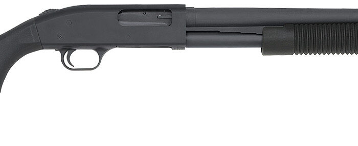 Mossberg 51660 590A1 Tactical 12 Gauge 8+1 3" 20" Heavy-Walled Barrel, Parkerized Finish, Drilled & Tapped Receiver, Mil-Spec Construction w/Metal Trigger Guard & Safety, Synthetic Stock