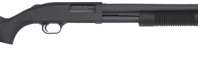 Mossberg 51660 590A1 Tactical 12 Gauge 8+1 3" 20" Heavy-Walled Barrel, Parkerized Finish, Drilled & Tapped Receiver, Mil-Spec Construction w/Metal Trigger Guard & Safety, Synthetic Stock