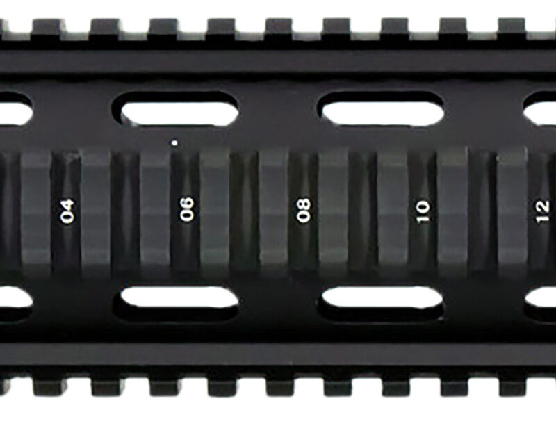 Aim Sports MT021 M4 Handguard 6" Carbine Style Made of Aluminum with Black Anodized Finish & Quad Rail