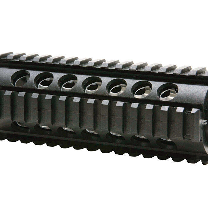 ProMag PM242 Quad Rail Handguard 2-Piece Polymer w/Aluminum Heat Shield Insert Black AR-15 Carbine