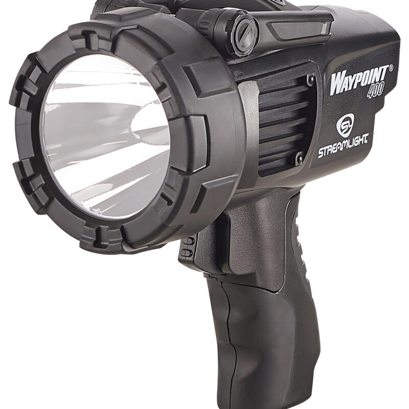Streamlight 44911 WayPoint 400 38/600/1400 Lumens White LED Black Polycarbonate 1,265 Meters