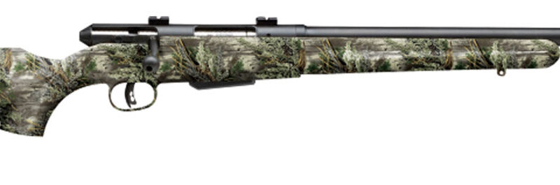 Savage Arms 19978 25 Walking Varminter 17 Hornet Caliber with 4+1 Capacity, 22" Barrel, Matte Black Metal Finish & Realtree Max-1 Synthetic Stock Right Hand (Full Size)