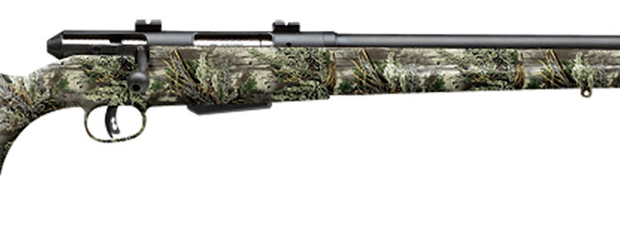 Savage Arms 19980 25 Walking Varminter Full Size 223 Rem 4+1 22" Matte Black Heavy Barrel, Matte Black Carbon Steel Receiver Drilled & Tapped, Realtree Max-1 Fixed Varmint Synthetic Stock, Right Hand