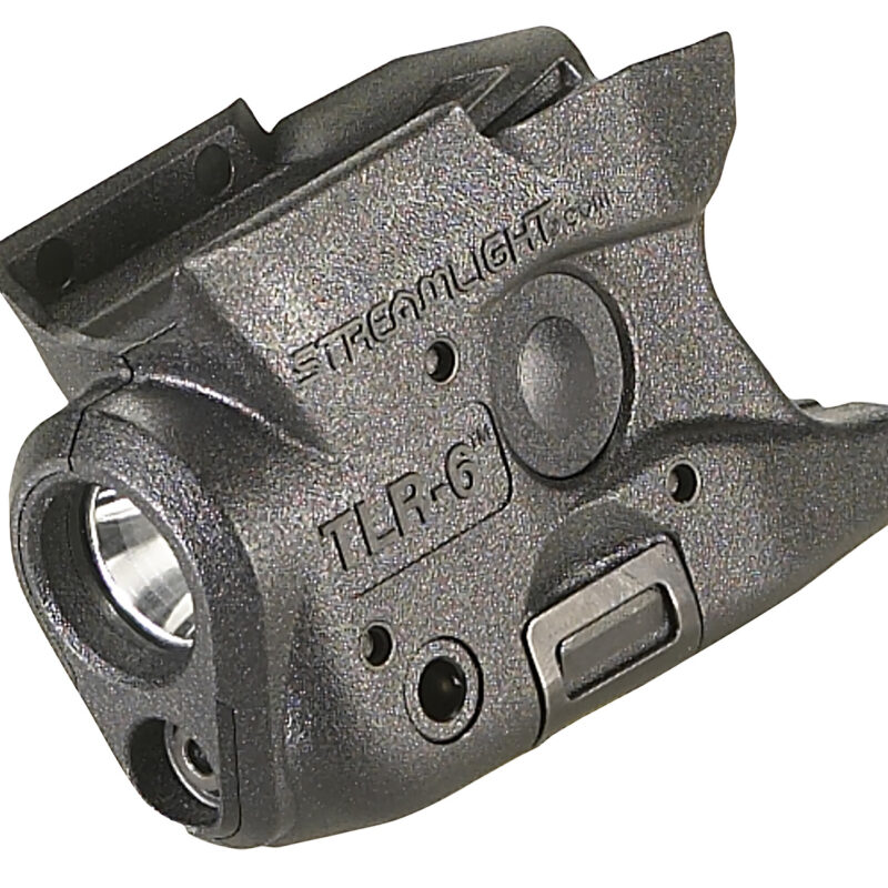 Streamlight 69273 TLR-6 Gun Light  Black 100 Lumens White LED/Red Laser Smith & Wesson M&P Shield