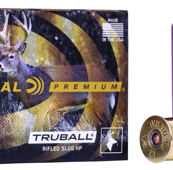 Federal PB131RS Premium Vital-Shok TruBall 12Gauge 3" 1oz RifledSlug Shot 5 Per Box/50 Case