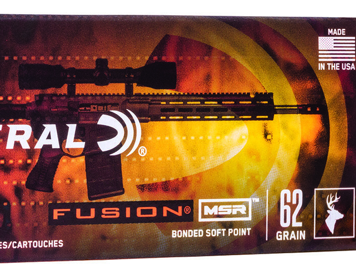 Federal F223MSR1 Fusion MSR 223Rem 62gr Bonded Soft Point 20 Per Box/10 Case
