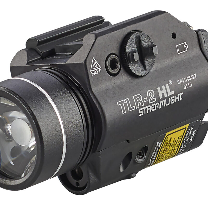 Streamlight 69261 TLR-2 HL Gun Light  Black Anodized 1,000 Lumens White LED Red Laser