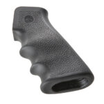 Hogue 15000 OverMolded Grip Black Rubber with Finger Grooves for AR-15, M16 2 86487