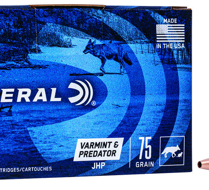 Federal AE24375VP American Eagle Varmint & Predator 243Win 75gr Jacketed Hollow Point 40 Per Box/5 Case