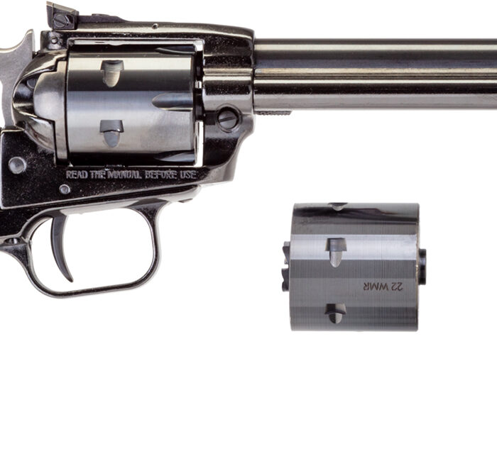 Heritage Mfg RR22MB6AS Rough Rider  22 LR 22 WMR 6 Shot 6.50" Black Barrel, Cylinder & Frame, Cocobolo Grips
