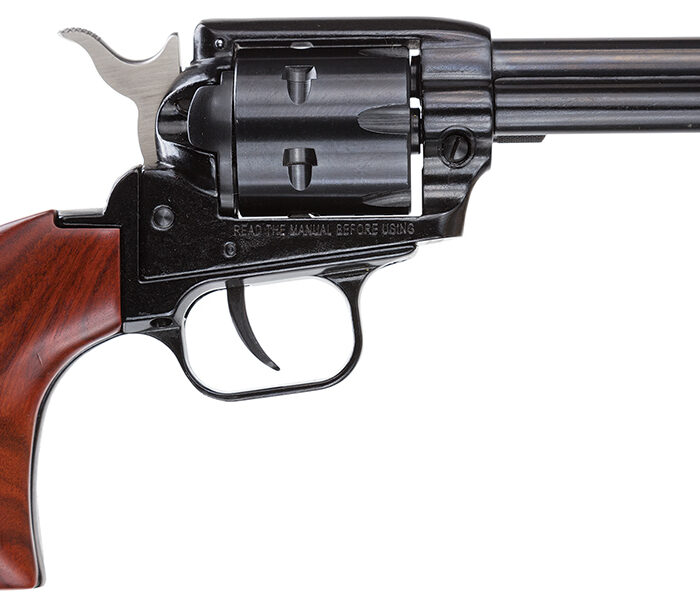 Heritage Mfg RR22MB3BH Rough Rider  22 LR/22 WMR 6 Shot, 3.50" Black Steel Barrel, Cylinder & Zinc Alloy Frame, Cocobolo Bird Head Grip, Hammer/Thumb Safety, Exposed Hammer